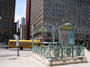 -Station Van Buren Street du métro de Chicago-